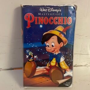 Vintage 1992 Walt Disney Masterpiece Pinocchio VHS Limited Edition Video 239
